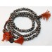F676 Tibetan Prayer Mala 108 Hand Crafted Bone Beads for Meditation Made in Nepal, Japa Mala